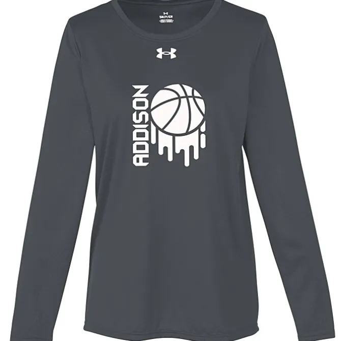 Under Armour Team Tech Long Sleeve T-Shirt - Ladies' - Screen