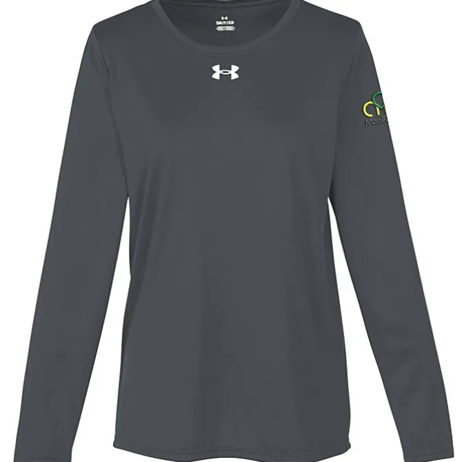 Under Armour Team Tech Long Sleeve T-Shirt - Ladies' - Embroidered