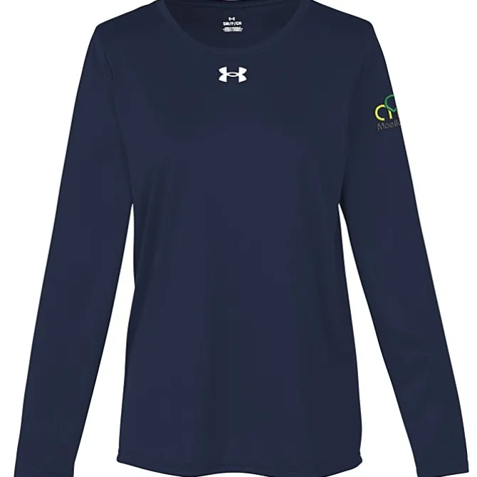 Under Armour Team Tech Long Sleeve T-Shirt - Ladies' - Embroidered