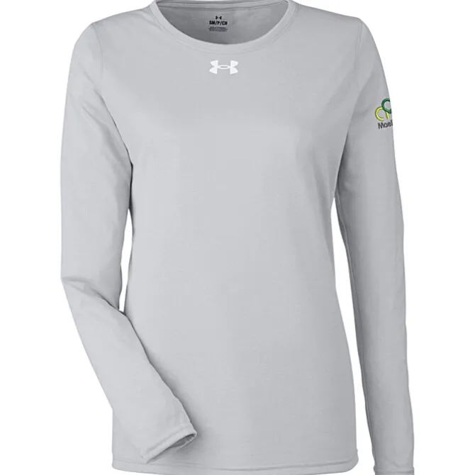 Under Armour Team Tech Long Sleeve T-Shirt - Ladies' - Embroidered