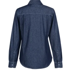 Untucked Denim V-Neck Shirt - Ladies'