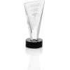 Valiant Crystal Award - 7 inches