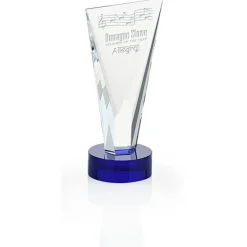 Valiant Crystal Award - 8 inches - 24 hr