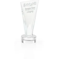 Valiant Crystal Award - 8 inches - 24 hr