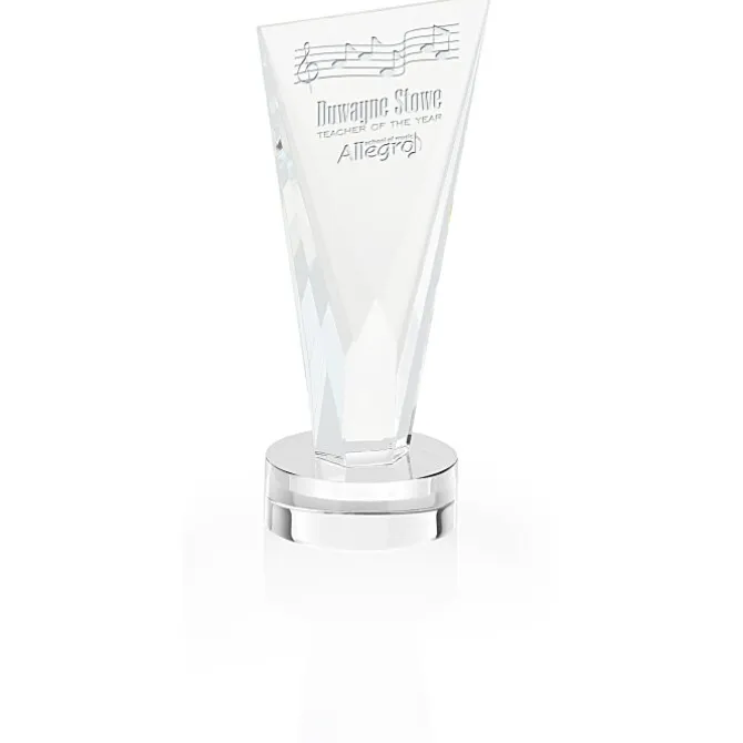 Valiant Crystal Award - 8 inches - 24 hr
