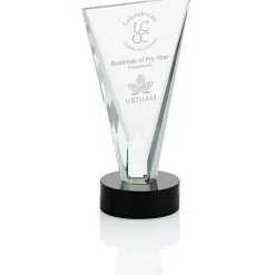 Valiant Crystal Award - 9 inches - 24 hr