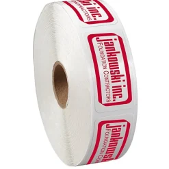 Value Sticker by the Roll - Rectangle - 1 inch x 2 inches - 24 hr