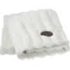 Vanilla Ridge Faux Fur Blanket