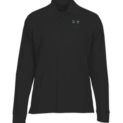 Vansport Omega Solid Mesh LS Tech Polo - Men's