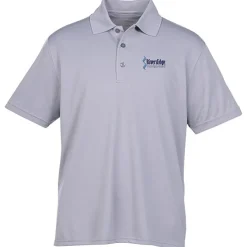 Vansport Omega Solid Mesh Tech Polo - Men's - Embroidered