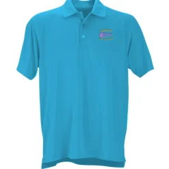 Vansport Omega Solid Mesh Tech Polo - Men's - Embroidered - 24 hr