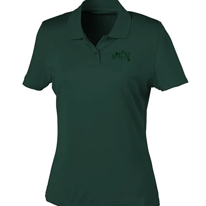 Vansport Omega Solid Mesh Tech Polo - Ladies' - Laser Etched
