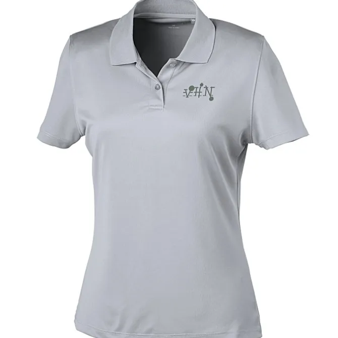 Vansport Omega Solid Mesh Tech Polo - Ladies' - Laser Etched