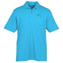 Vansport Omega Solid Mesh Tech Polo - Men's - Laser Etched