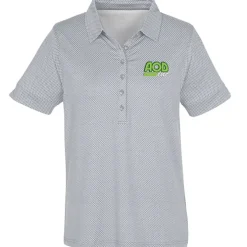Vansport Pro Eagle Diamond Print Polo - Ladies'