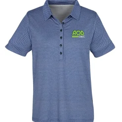 Vansport Pro Eagle Diamond Print Polo - Ladies'