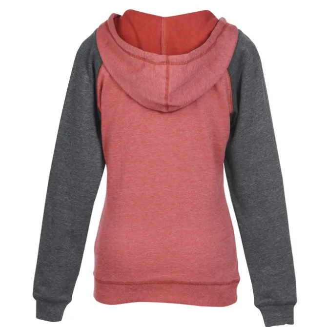 Varsity Fleece Raglan Hoodie - Ladies' - Screen