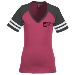 Varsity V-Neck T-Shirt - Ladies'