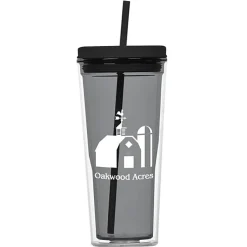 Vast Acrylic Tumbler with Straw - 21 oz