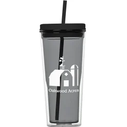 Vast Acrylic Tumbler with Straw - 21 oz - 24 hr