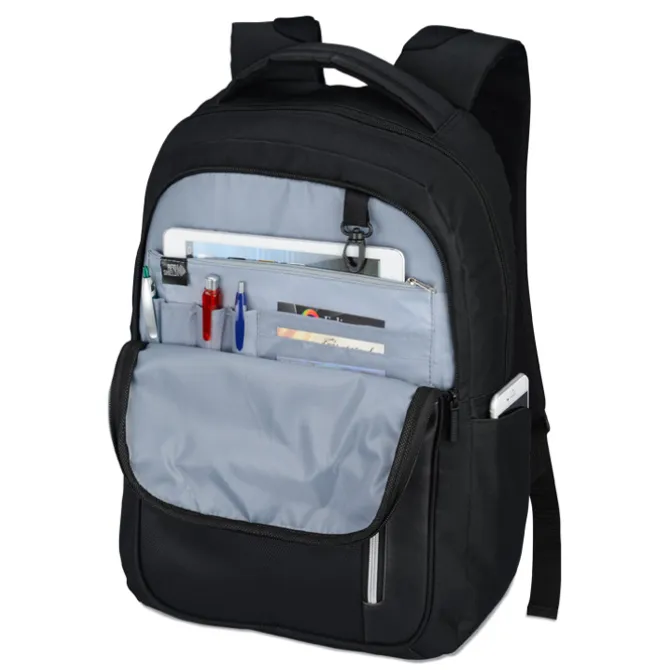 Vault RFID Security Laptop Backpack - Embroidered