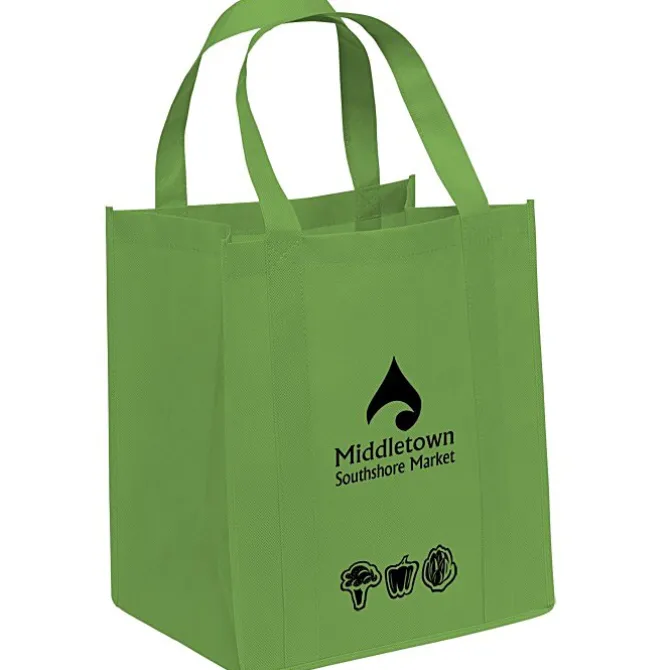 Veggie Print Big Thunder Tote - 15 inches x 13 inches