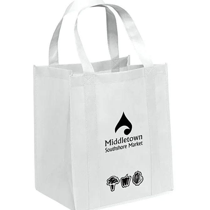 Veggie Print Big Thunder Tote - 15 inches x 13 inches