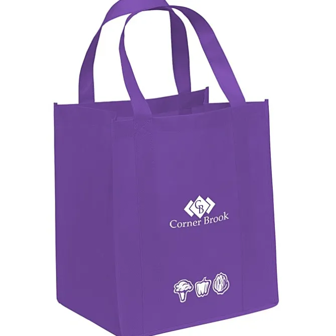 Veggie Print Little Thunder Tote - 13 inches x 12 inches