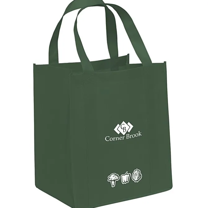 Veggie Print Little Thunder Tote - 13 inches x 12 inches