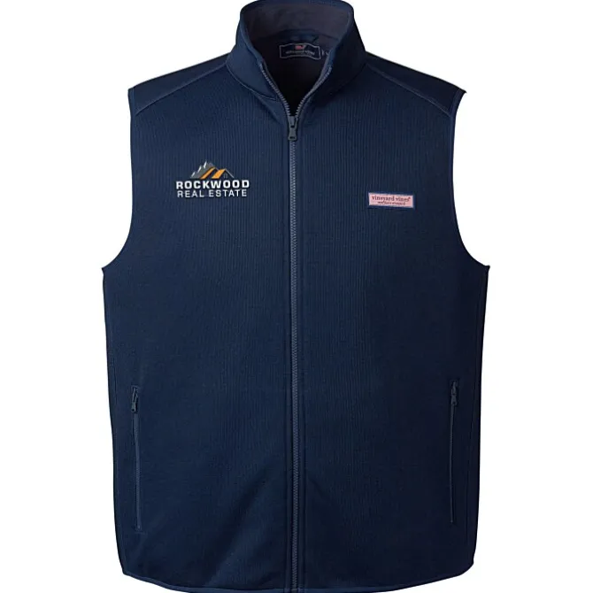 Vineyard Vines Mountain Sweater Fleece Vest - Men's