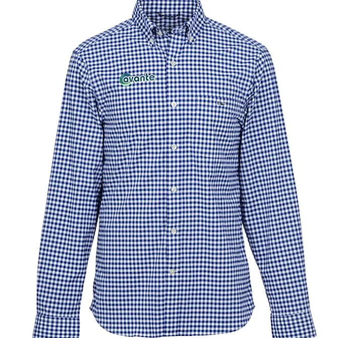 Vineyard Vines On-The-Go Nylon Gingham Shirt