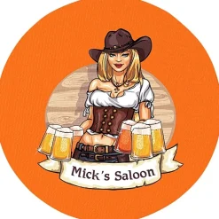 Vinyl Coaster - 4 inches Circle - Full Color