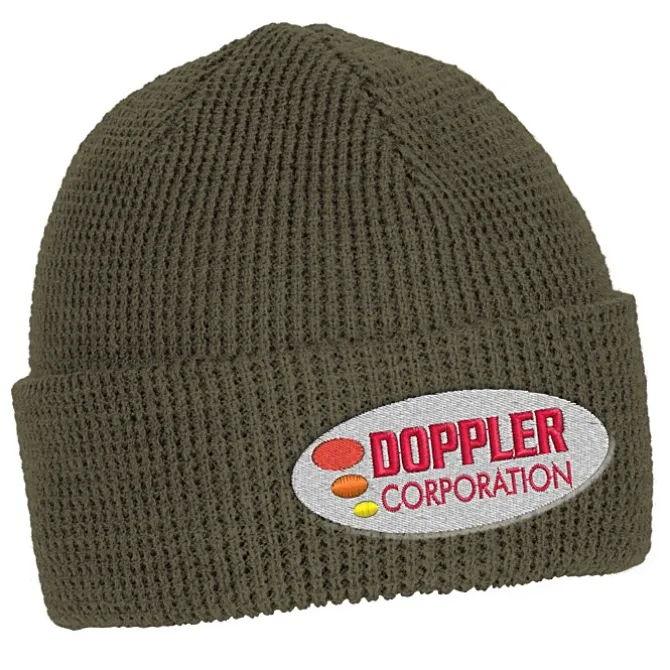Waffle Knit Cuff Beanie
