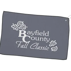 Waffle Knit Golf Towel - 16 inches x 26 inches - 24 hr