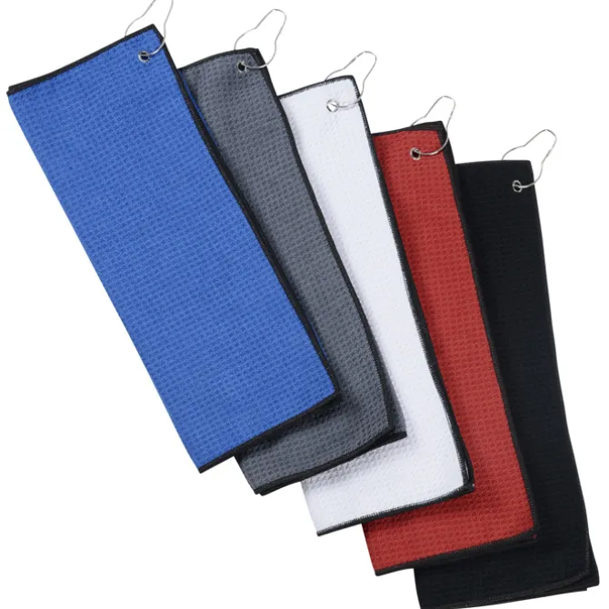 Waffle Knit Golf Towel - 16 inches x 26 inches - 24 hr