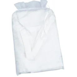 Waffle Weave Thigh Length Robe - White