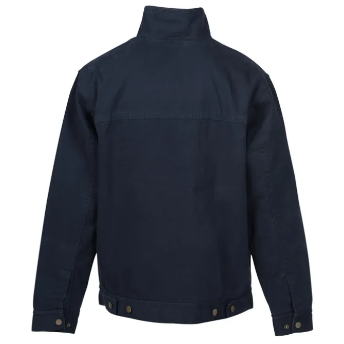 Washed Cotton Duck Flannel Lined Jacket