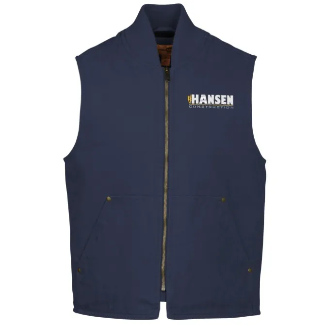 Washed Duck Cloth Work Vest