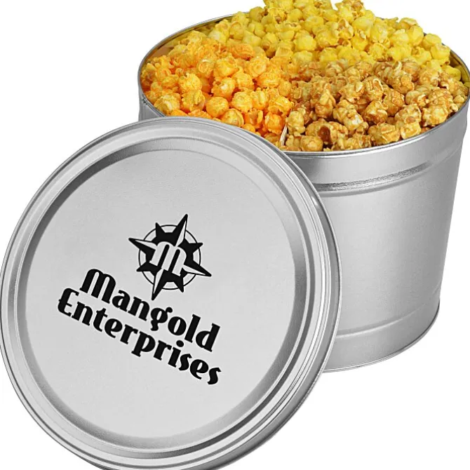 3-Way Popcorn Tin - Solid - 2 Gallon