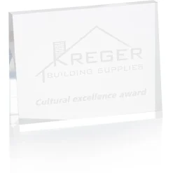 Wedge Acrylic Paperweight