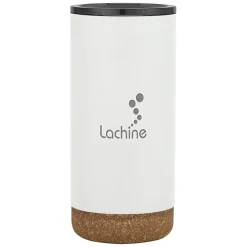 Wellington Vacuum Tumbler with Cork Bottom - 16 oz. - Laser Engraved