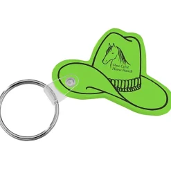 Western Hat Soft Keychain - Translucent