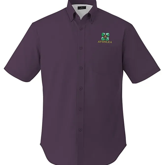 Willshire Twill Short Sleeve Dress Shirt - Men's - 24 hr