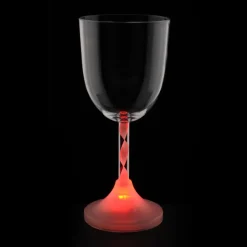 Wine Glass with Light-Up Spiral Stem - 10 oz.