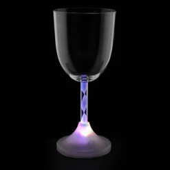 Wine Glass with Light-Up Spiral Stem - 10 oz.