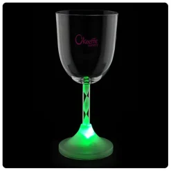 Wine Glass with Light-Up Spiral Stem - 10 oz. - 24 hr