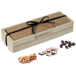 Wooden Crate with Sweet & Crunchy Favorites
