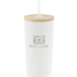 Wren Vacuum Tumbler with Straw - 17 oz. - Laser Engraved