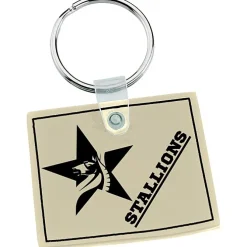 Wyoming Soft Keychain - Opaque