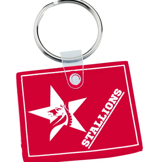 Wyoming Soft Keychain - Translucent